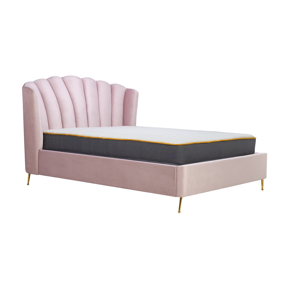 Olivia's Lucy Fabric Ottoman Bed in Pink