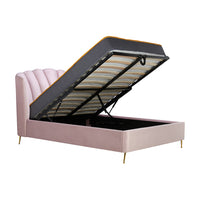 Olivia's Lucy Fabric Ottoman Bed in Pink