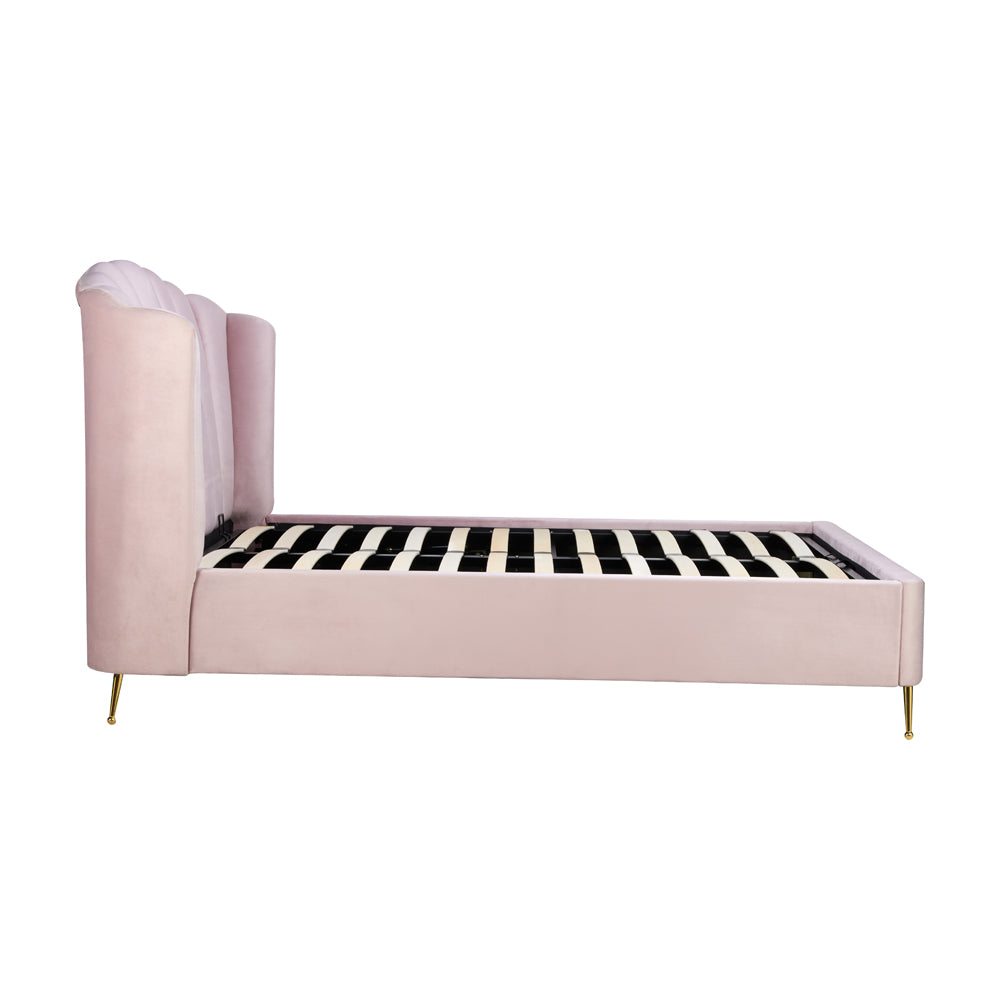 Olivia's Lucy Fabric Ottoman Bed in Pink