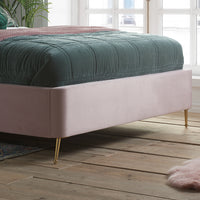 Olivia's Lucy Fabric Ottoman Bed in Pink