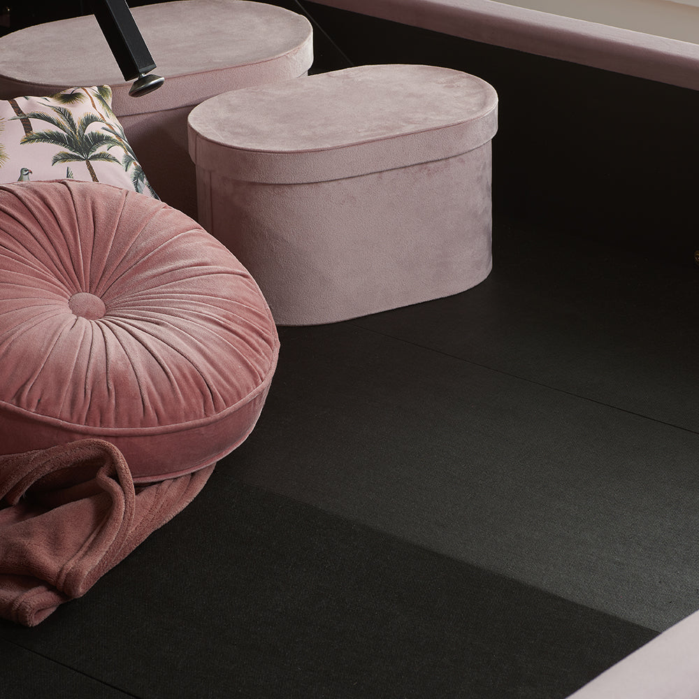 Olivia's Lucy Fabric Ottoman Bed in Pink