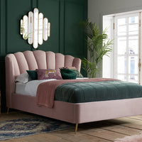 Olivia's Lucy Fabric Ottoman Bed in Pink