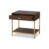 Liang & Eimil Levi Bedside Table Dark Brown