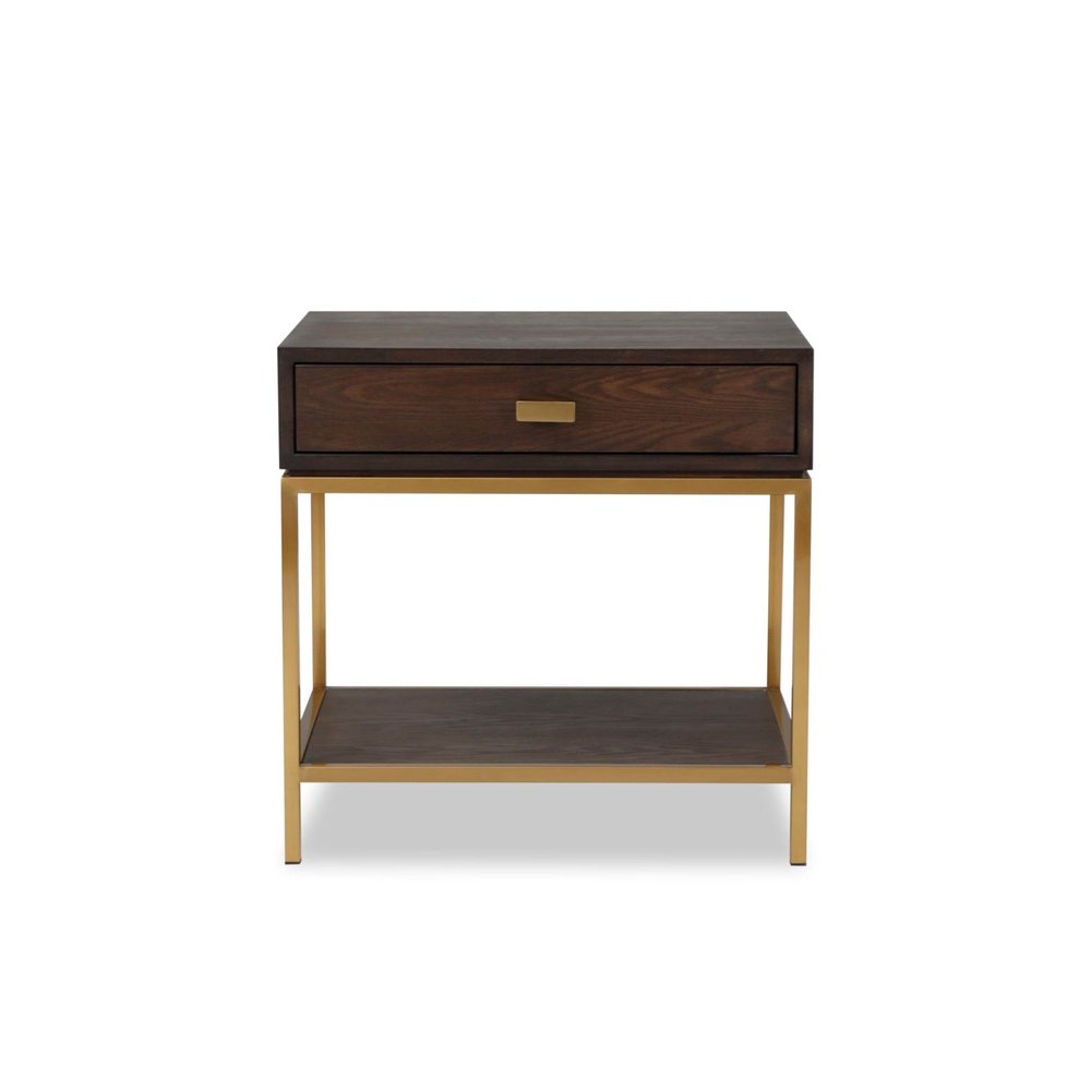 Liang & Eimil Levi Bedside Table Dark Brown