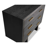 Liang & Eimil Tigur Chest of Drawers Black Ash Veneer