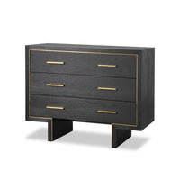 Liang & Eimil Tigur Chest of Drawers Black Ash Veneer