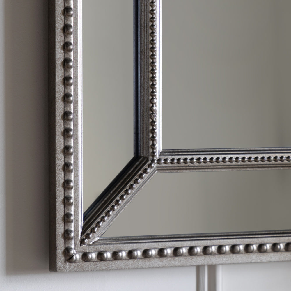 Gallery Interiors Lawson Wall Mirror in Silver