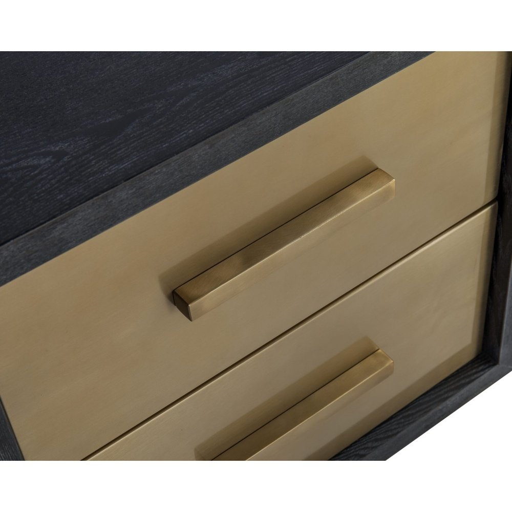 Liang & Eimil Camden Bedside Table Brushed Brass