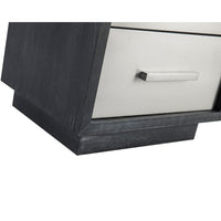 Liang & Eimil Camden Bedside Table Brushed Stainless Steel