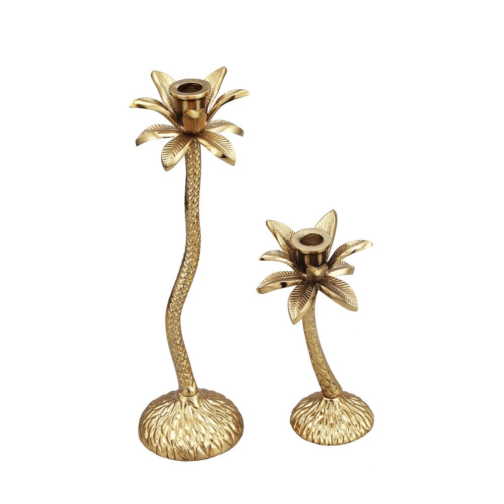  LiangAndEimil-Liang & Eimil Coco Candle Holder (a set of 2)-Gold 05 