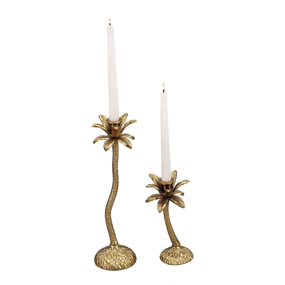  LiangAndEimil-Liang & Eimil Coco Candle Holder (a set of 2)-Gold 69 
