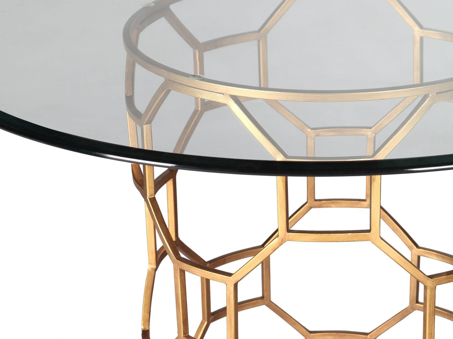 Liang & Eimil Central Dining Table Antique Gold | Outlet