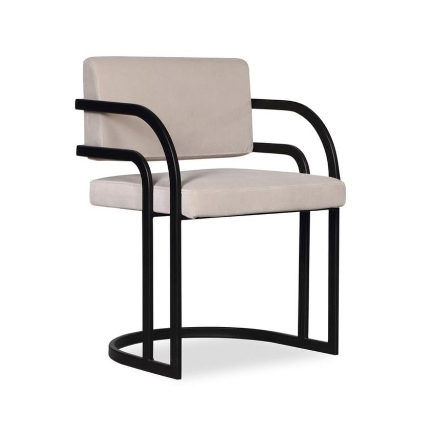 Dylan Dining Chair - Gainsborough Ash Grey Velvet LiangAndEimil 3