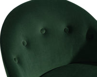 Liang & Eimil Arden Stool - Gainsborough Emerald Green Velvet