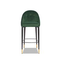 Liang & Eimil Arden Stool - Gainsborough Emerald Green Velvet