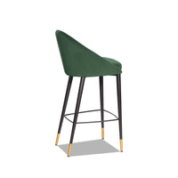 Liang & Eimil Arden Stool - Gainsborough Emerald Green Velvet