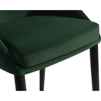 Liang & Eimil Arden Stool - Gainsborough Emerald Green Velvet