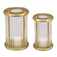 Liang & Eimil Bethany Hurricane Candle Holder - Gold Small