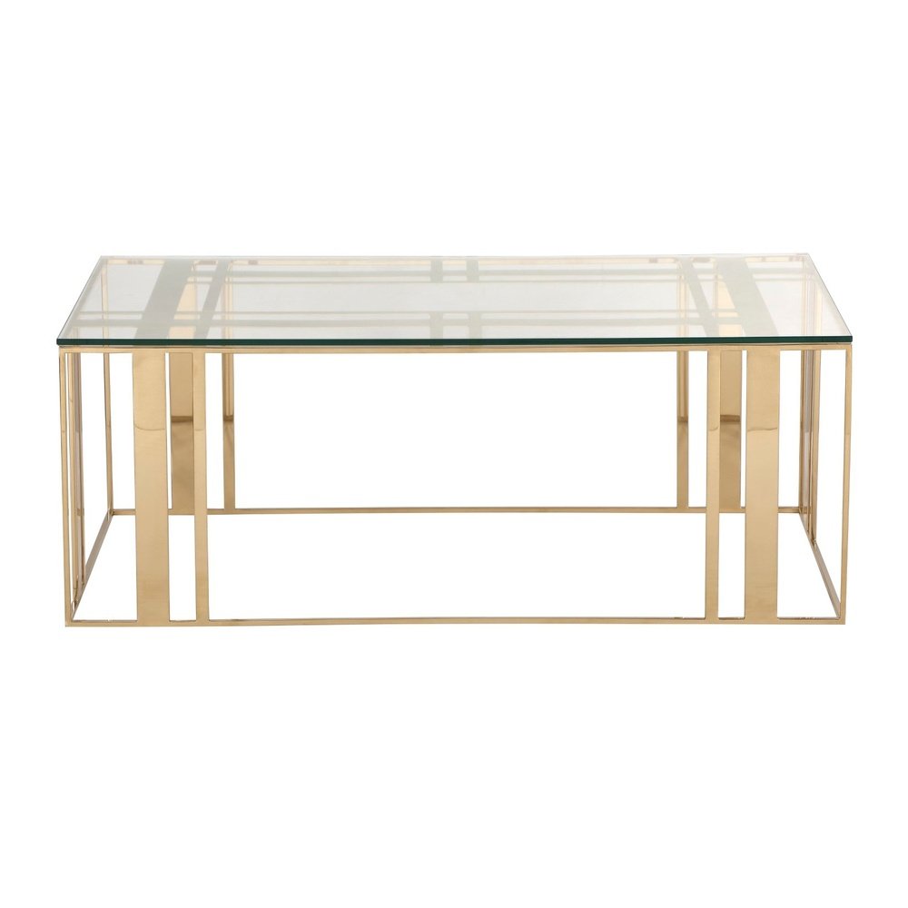  LiangAndEimilLarge-Liang & Eimil Lafayette Coffee Table Polished Brass-Brass 65 