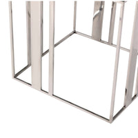 Liang & Eimil Lafayette Side Table Polished Stainless Steel