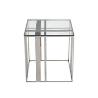 Liang & Eimil Lafayette Side Table Polished Stainless Steel