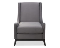 Liang & Eimil Lima Occasional Chair- Night Grey Velvet