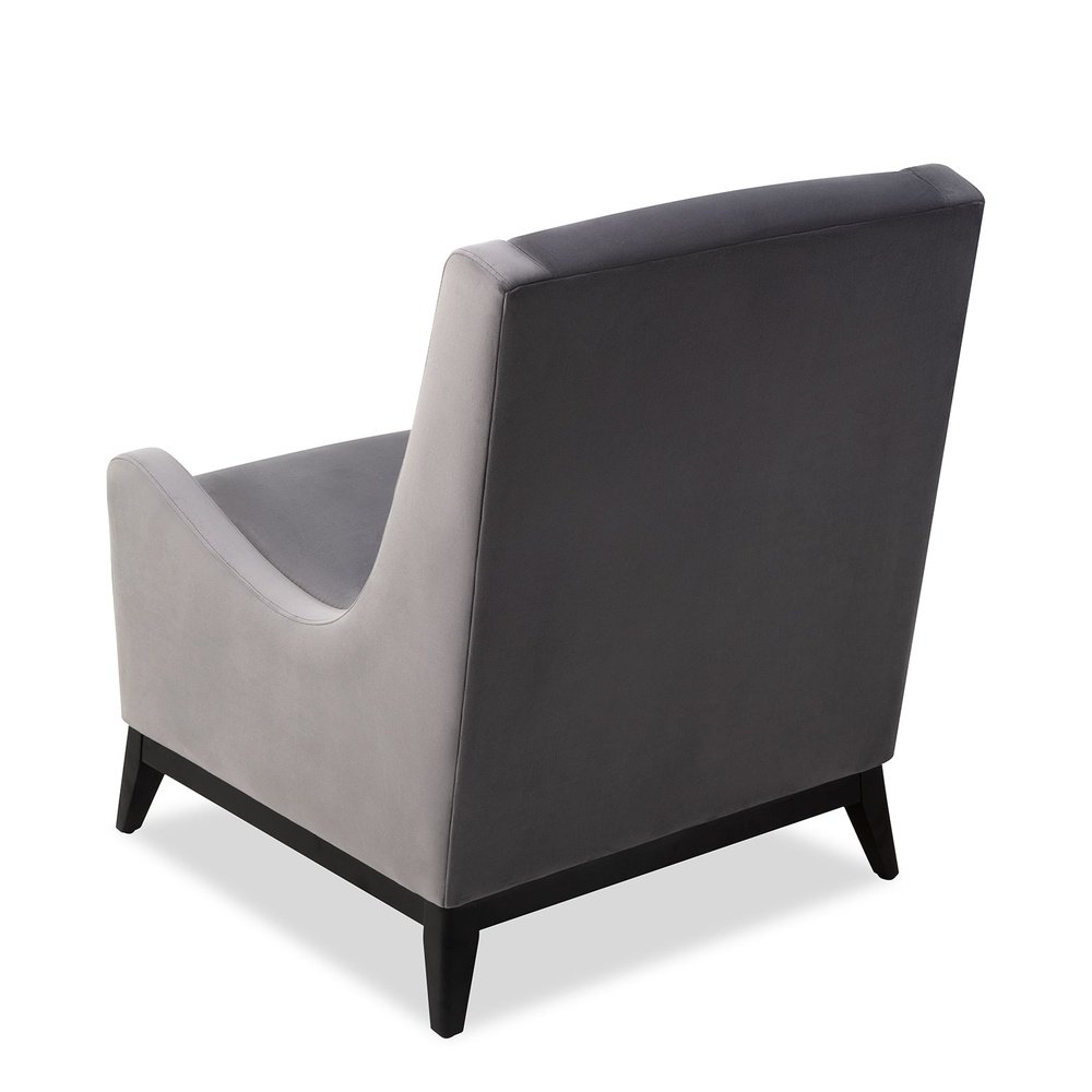 Liang & Eimil Lima Occasional Chair- Night Grey Velvet