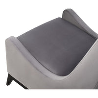 Liang & Eimil Lima Occasional Chair- Night Grey Velvet