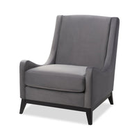 Liang & Eimil Lima Occasional Chair- Night Grey Velvet