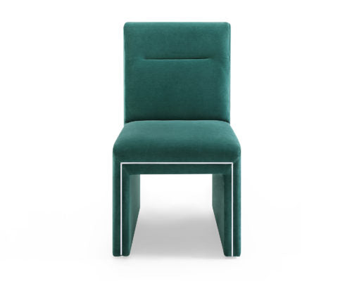  LiangAndEimilLarge-Liang & Eimil Marlow Dining Chair - Kaster Lincoln Velvet-Green 17 
