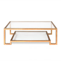 Liang & Eimil Ming Coffee Table Antique Gold Coated Steel Frame