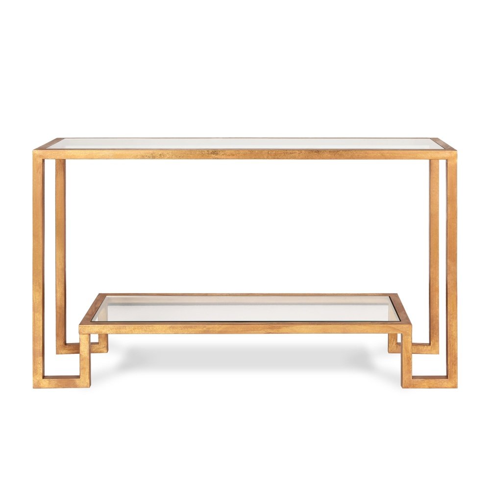 Ming Console Table - Antique Gold LiangAndEimil 1