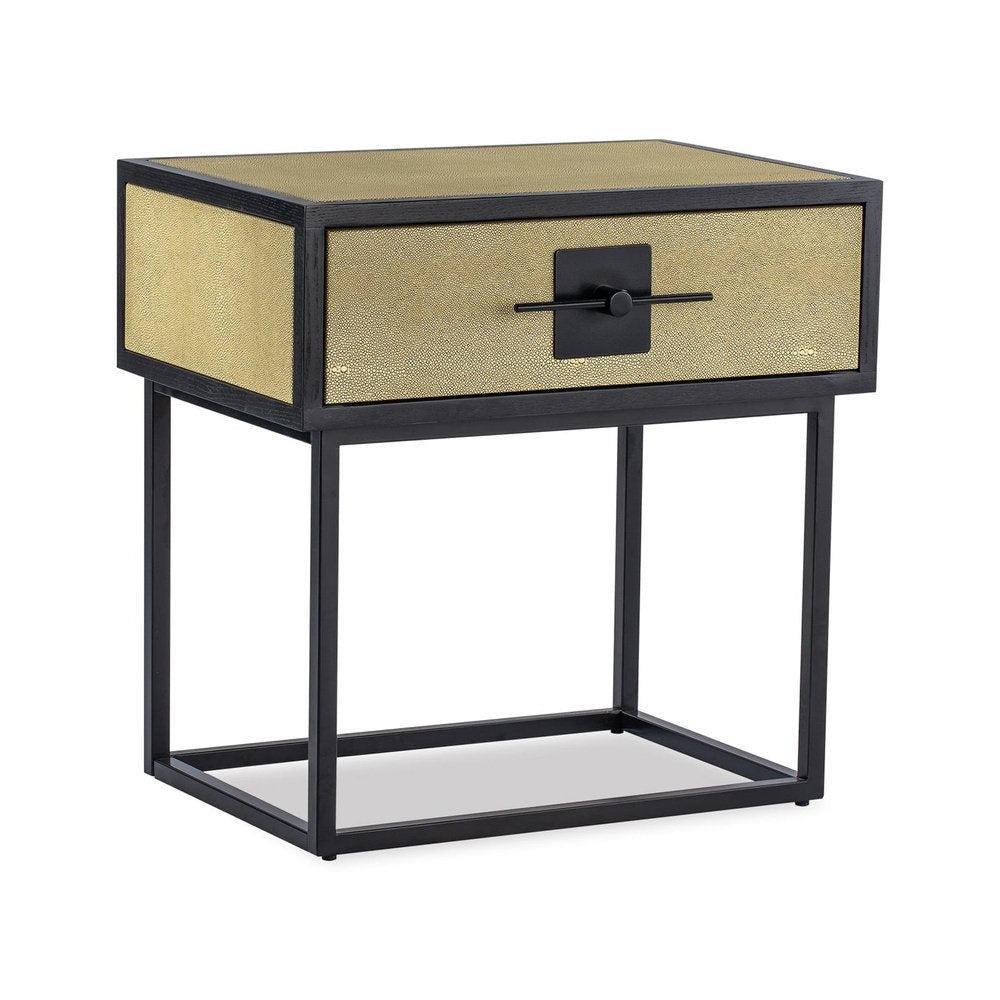  LiangAndEimilLarge-Liang & Eimil Noma 9 Bedside Table-Gold 381 