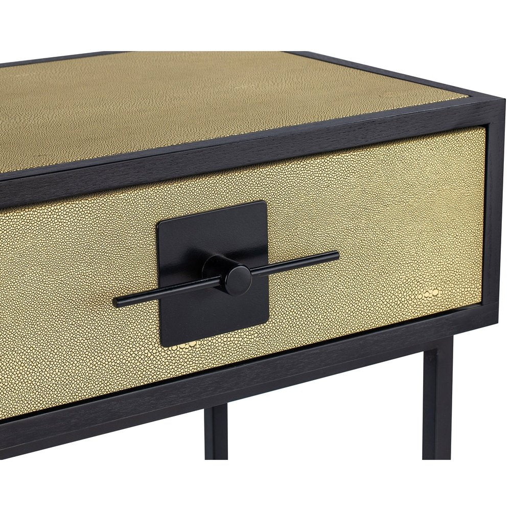  LiangAndEimilLarge-Liang & Eimil Noma 9 Bedside Table-Gold 621 