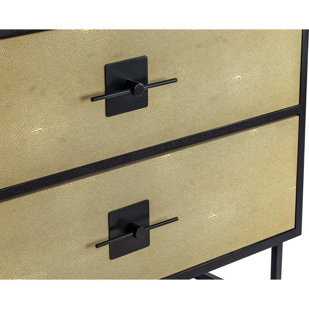  LiangAndEimilLarge-Liang & Eimil Noma 9 Chest Of Drawers-Gold 477 