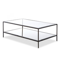 Liang & Eimil Oliver Coffee Table Antique Bronze Coated Steel Frame