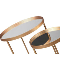 Liang & Eimil Song Side Tables in Antique Gold