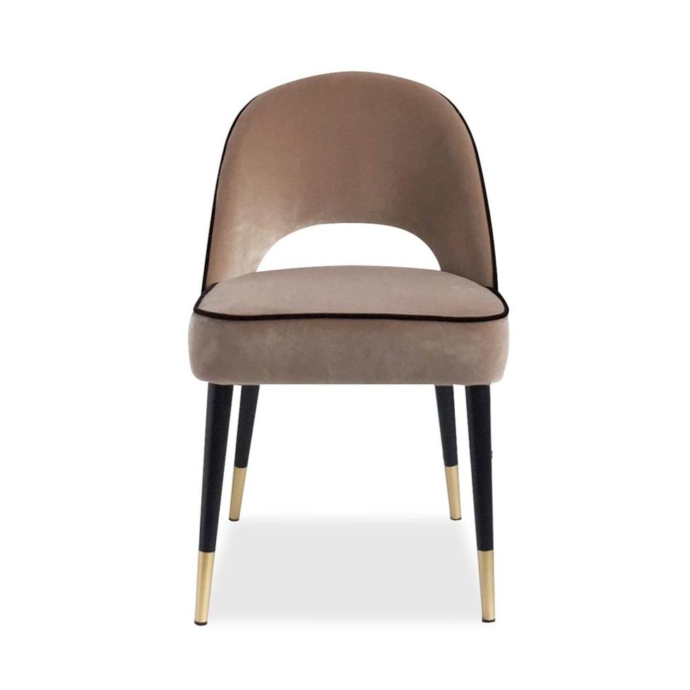 Yves Set of 2 Dining Chairs - Gainsborough Tobacco Velvet – Olivia's