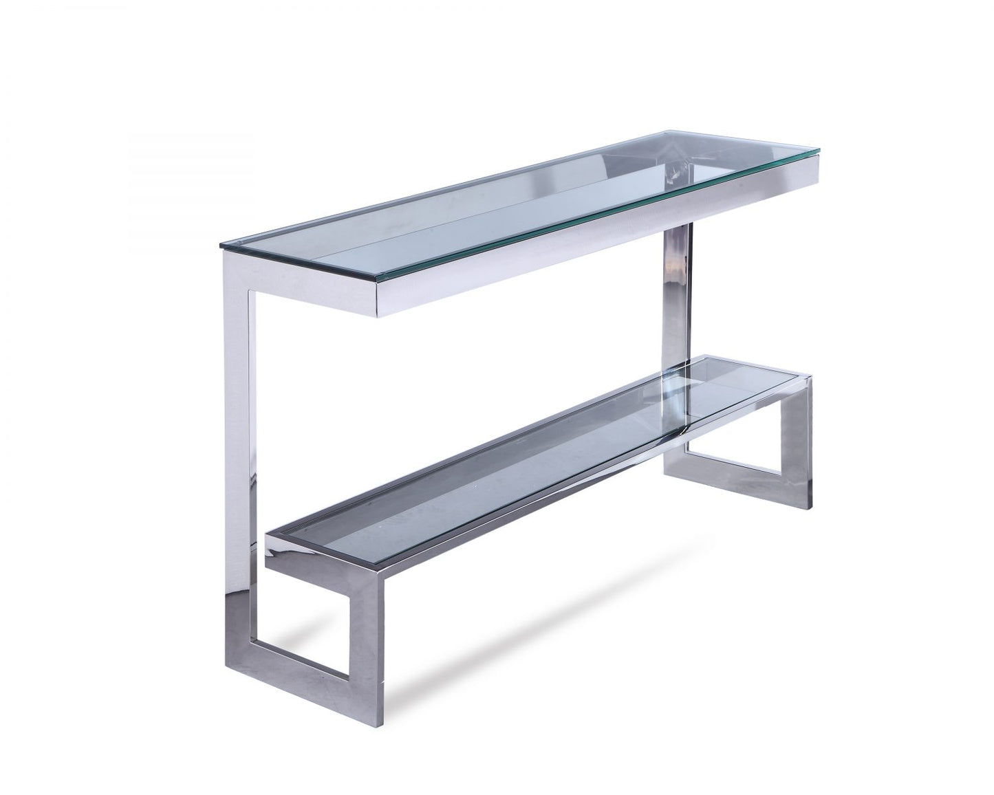 Liang & Eimil Ziggi Console Table Polished Stainless Steel