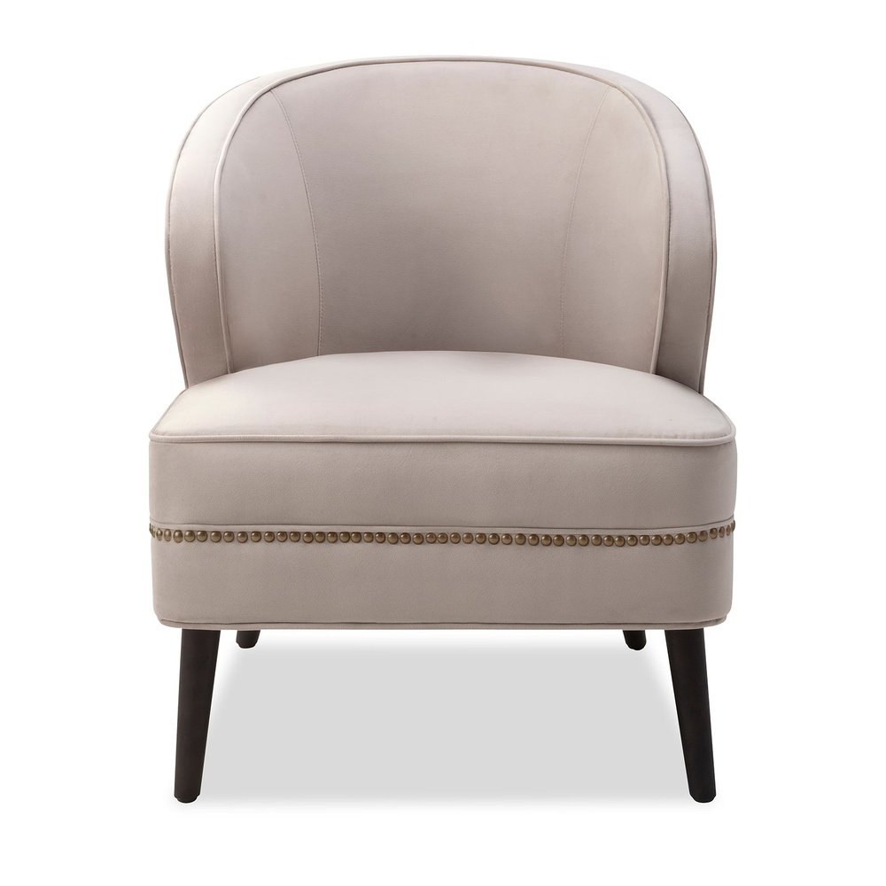 Liang & Eimil Lindsay Occasional Chair Limestone Velvet