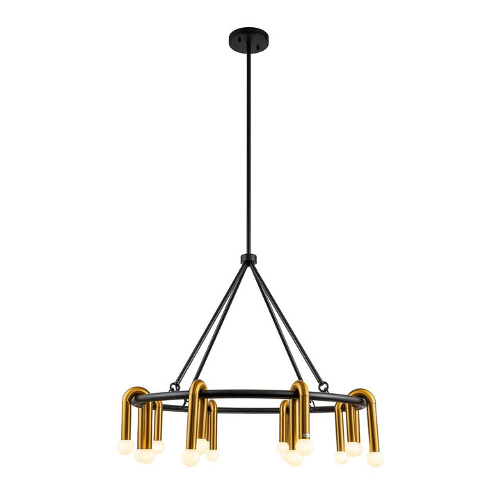 Melt 1 Pendant Lamp - Brushed Brass LiangAndEimil 3