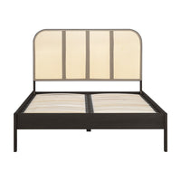 Olivia's Maggie Rattan Bed in Black