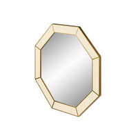 DI Designs Hampton Octagon Wall Mirror - Ivory Shagreen