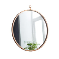 Native Home Copper Round Mirror