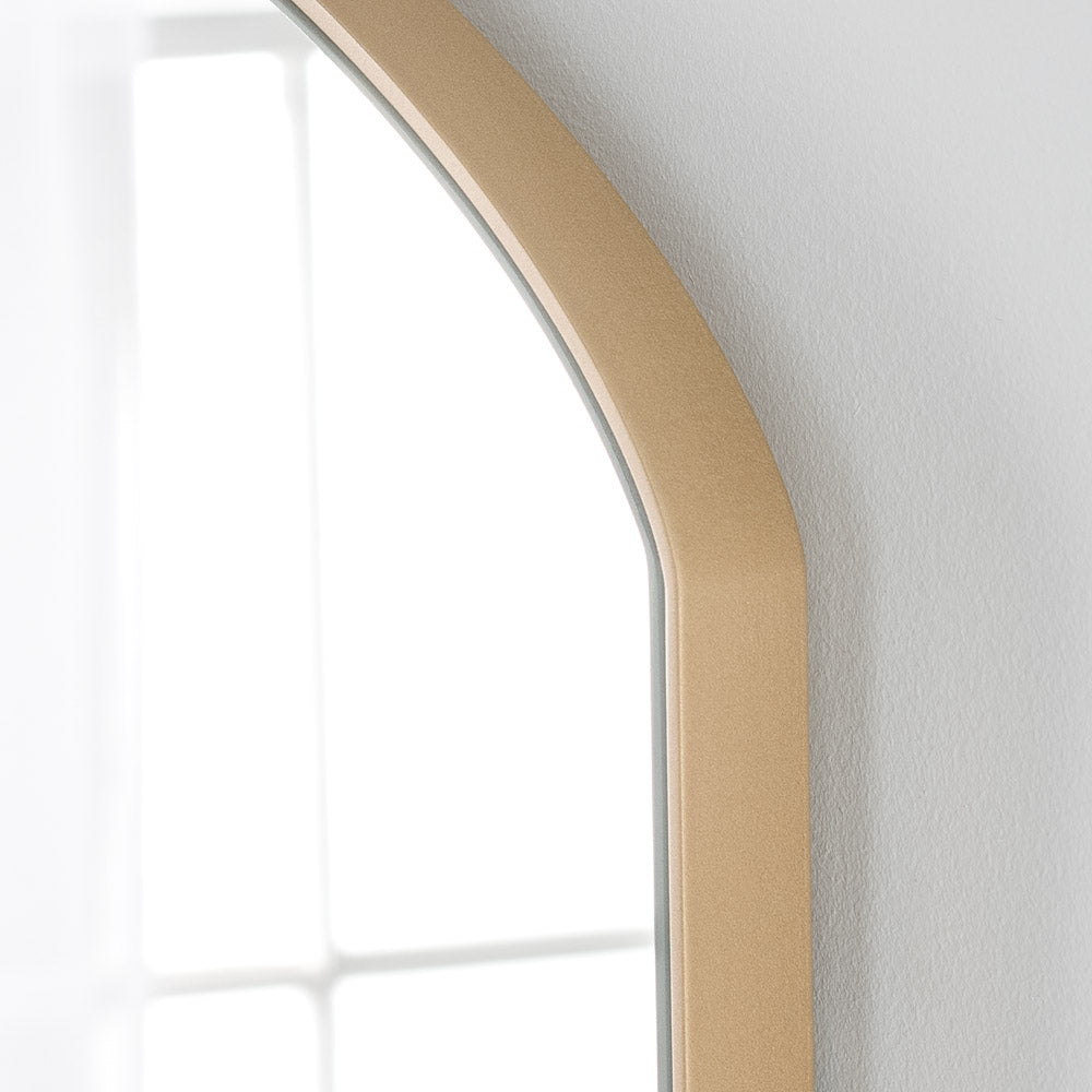 Olivia's Carla Mini Mantle Mirror in Gold