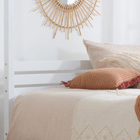 Olivia's Melody Four Poster Bed in White