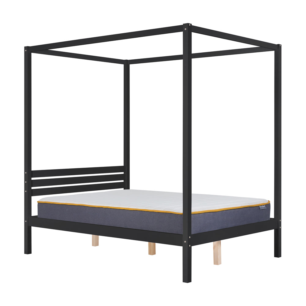 Olivia's Melody Four Poster Bed in Black