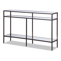 Liang & Eimil Oliver Console Table Antique Bronze Finish