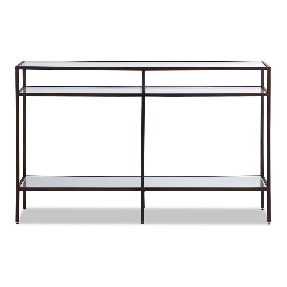 Liang & Eimil Oliver Console Table Antique Bronze Finish