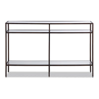 Liang & Eimil Oliver Console Table Antique Bronze Finish